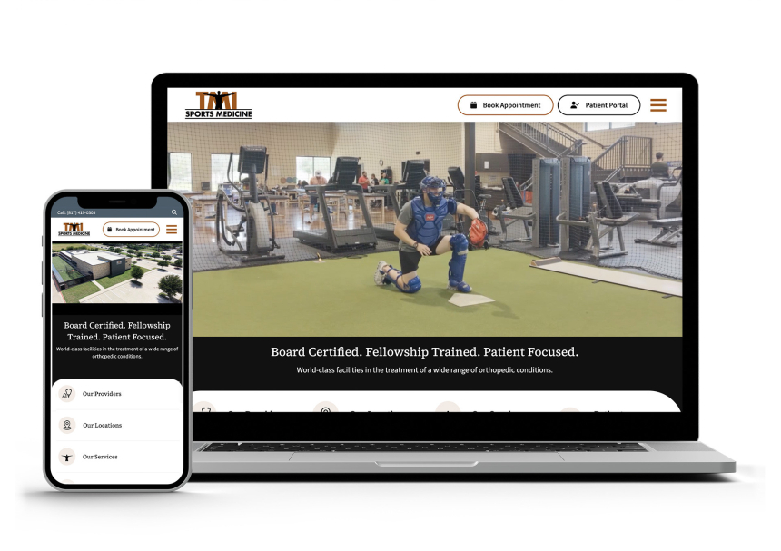 TMI Sports Medicine Tablet and Mobile