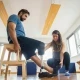man getting a fitting for prosthetic leg
